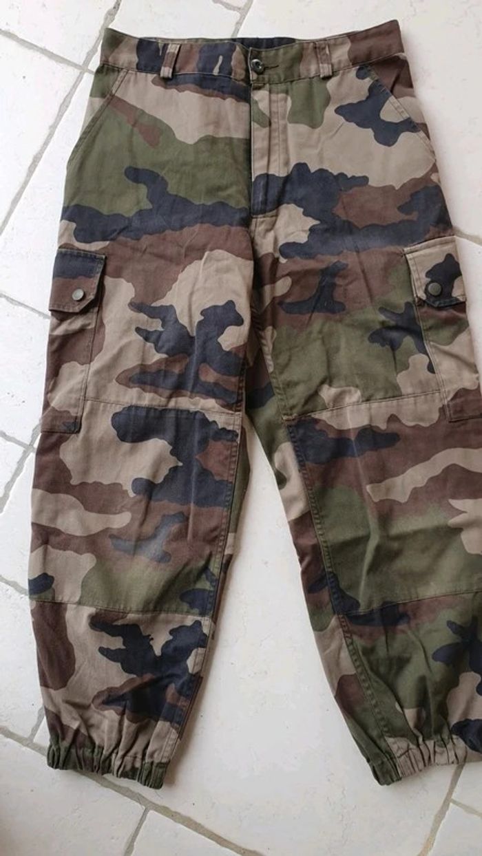 Pantalon toile camouflé - Taille S - photo numéro 7