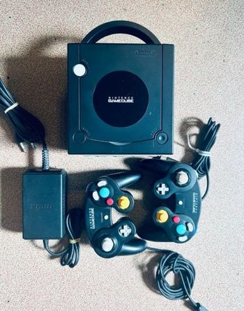 Nintendo Gamecube Noir 2 Manettes