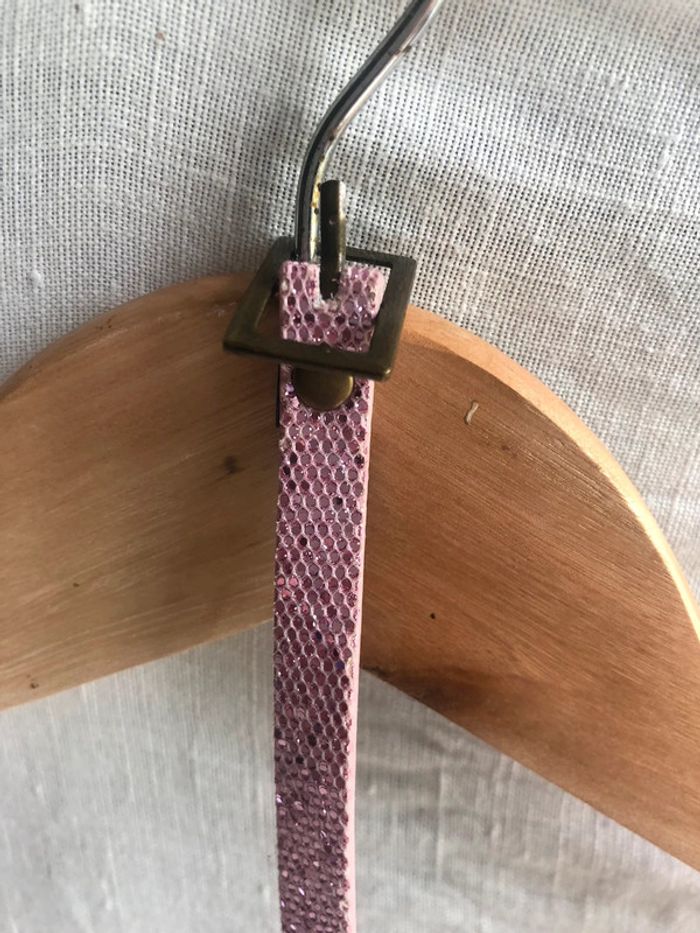#ceinture #rose #paillettes #fille