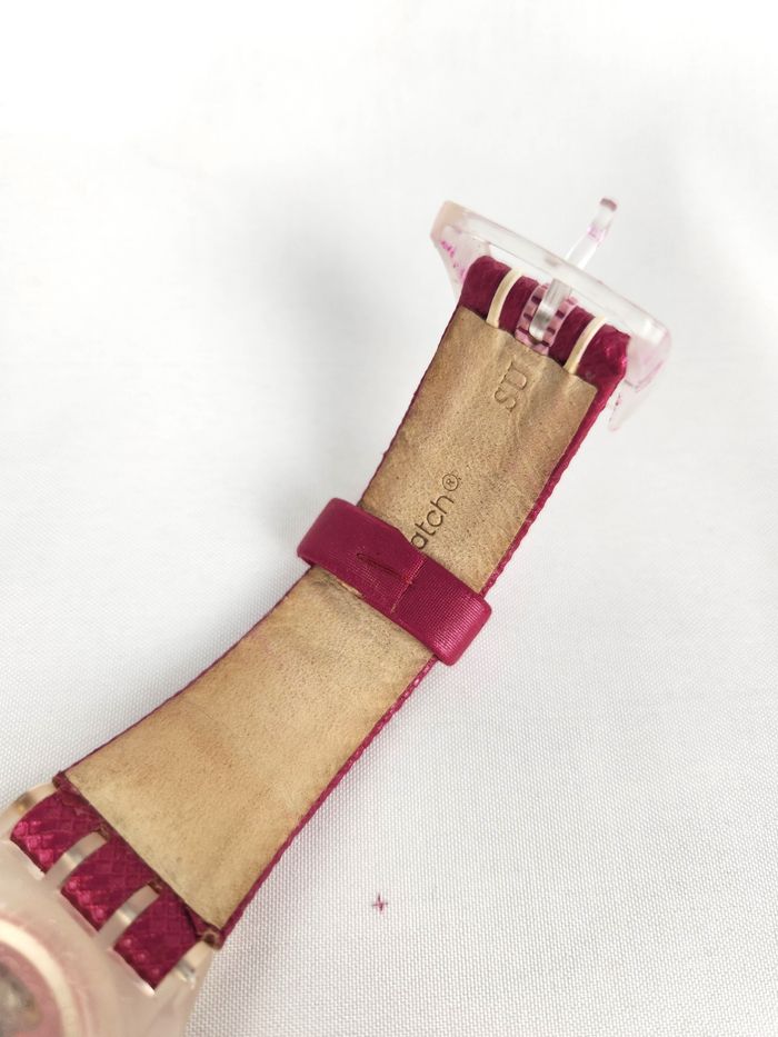Montre Swatch SUMK100 Snowpass Rose - Collector Vintage - photo numéro 6