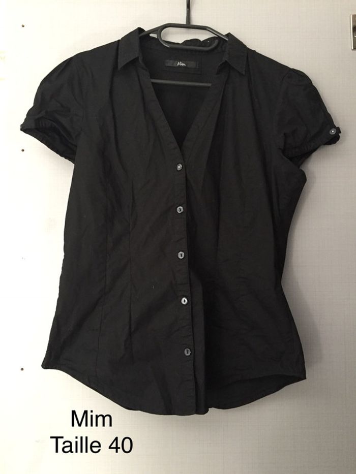 Chemisier noir Mim Taille 40