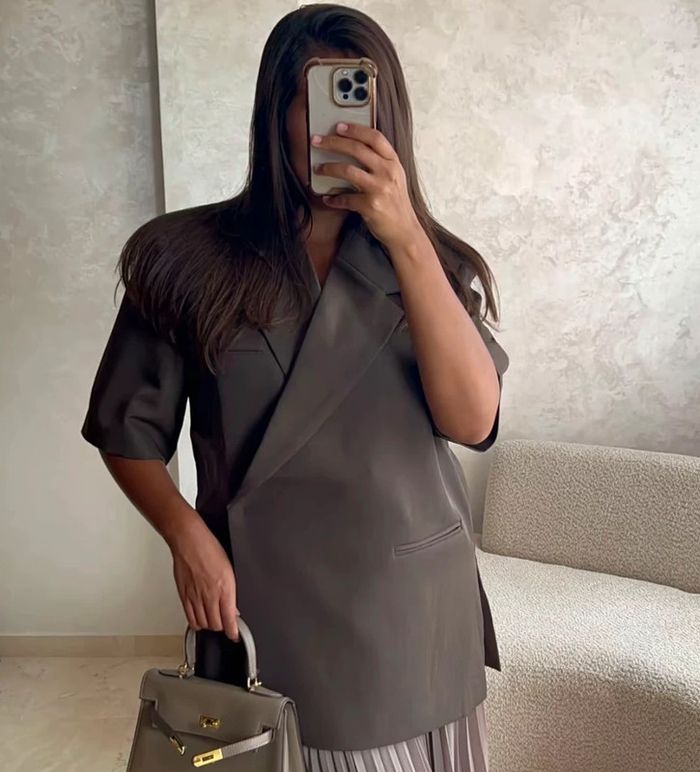 Blazer manche courte