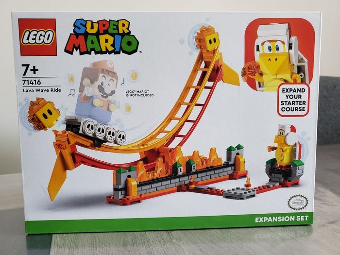 Lego 71416 SUPER MARIO - Le Manège de la vague de lave.