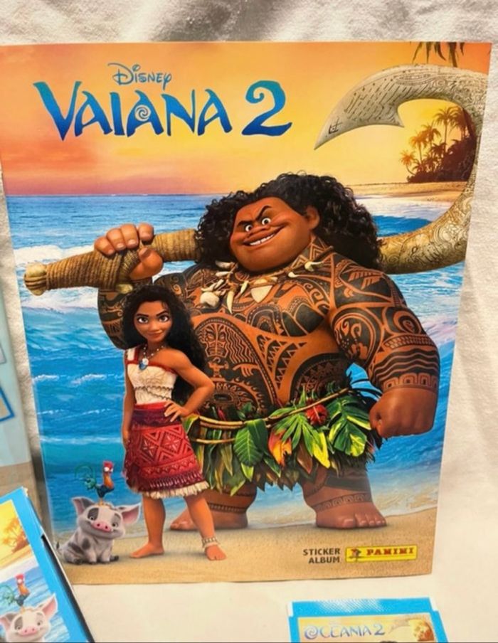 Kit panini stickers VAÏANA 2 neufs scellés - photo numéro 4