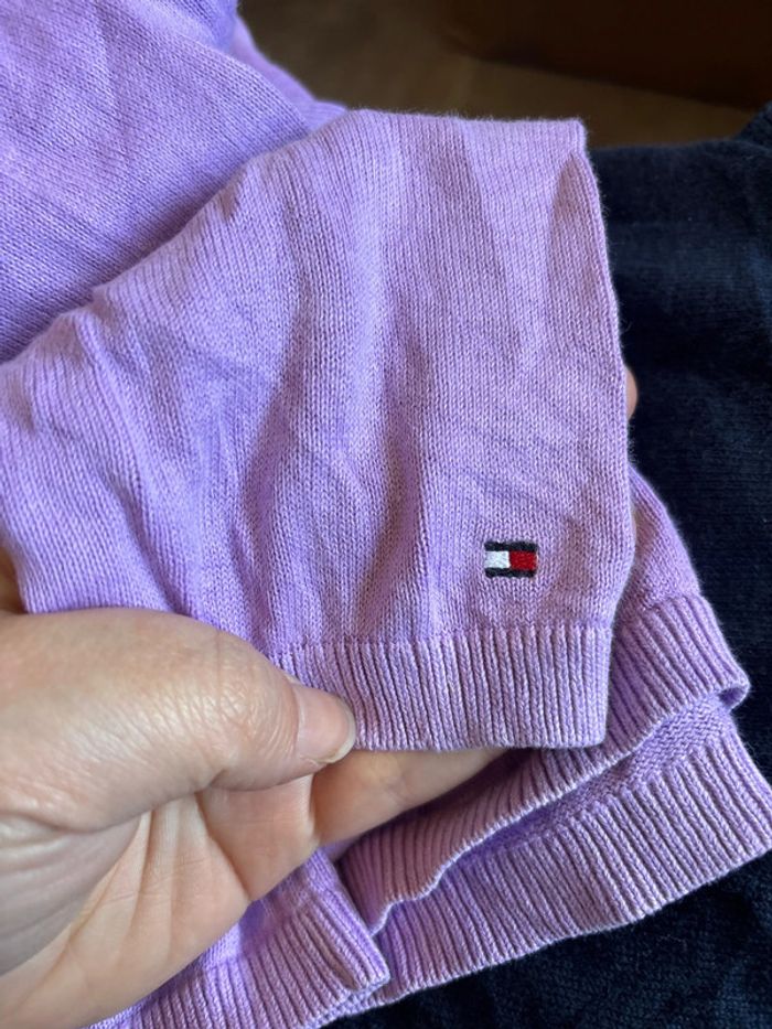 Pull fin Tommy Hilfiger Coton Pima Losange - photo numéro 12