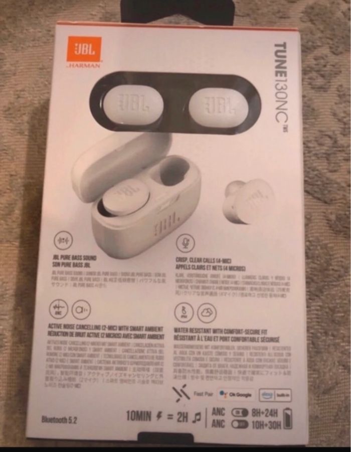 Écouteur Bluetooth jbl 130nc pure bass zéro noise - photo numéro 3