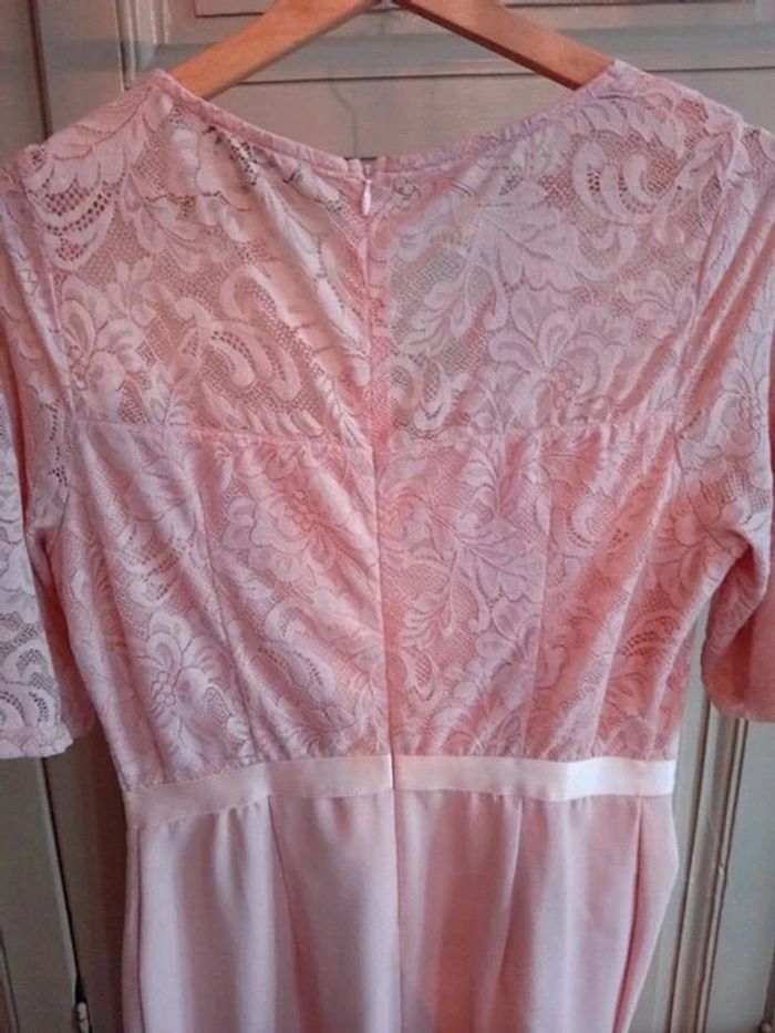 Robe de cérémonie/cocktail rose - Miusol - L/40 - photo numéro 5