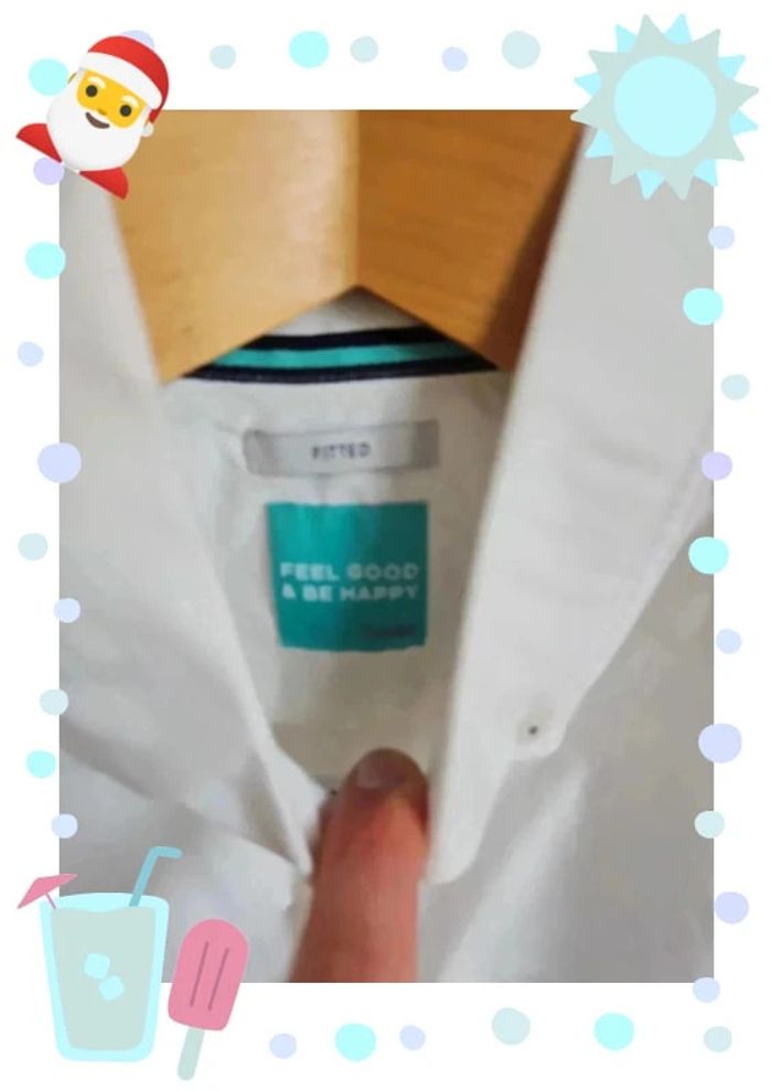 Chemise blanche manche courte Jules taille S homme - photo numéro 3