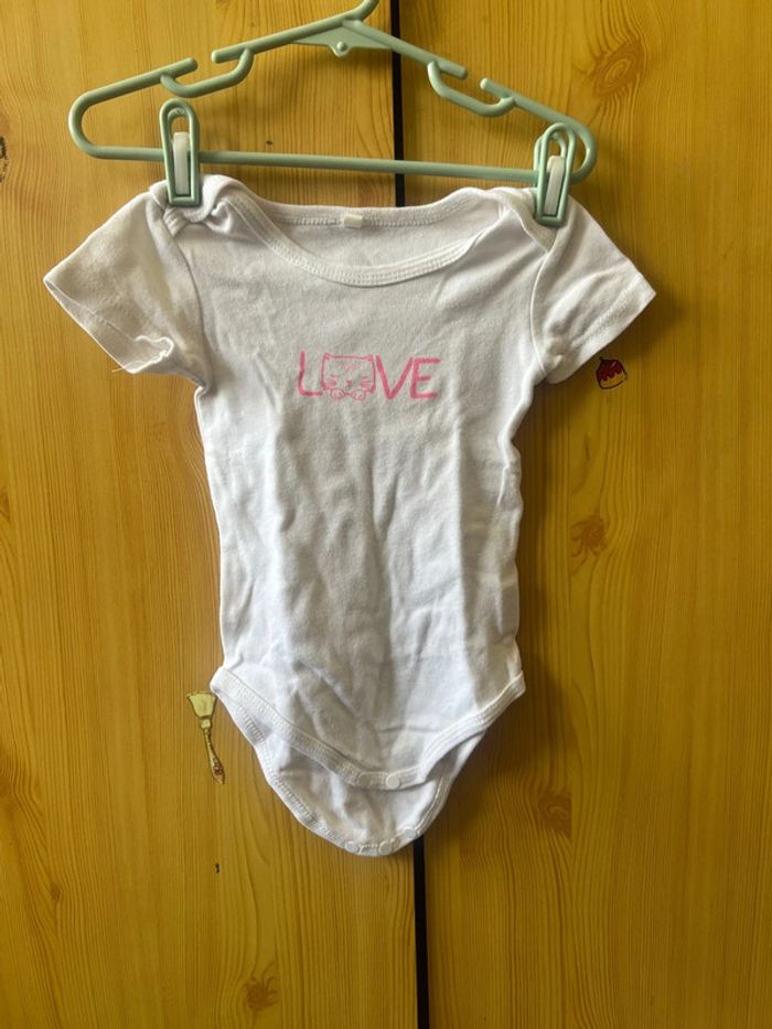 Lot de body manches courtes