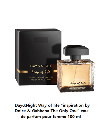 Day&Night Way of life "inspi D-G The Only One" eau de parfum pour femme 100 ml