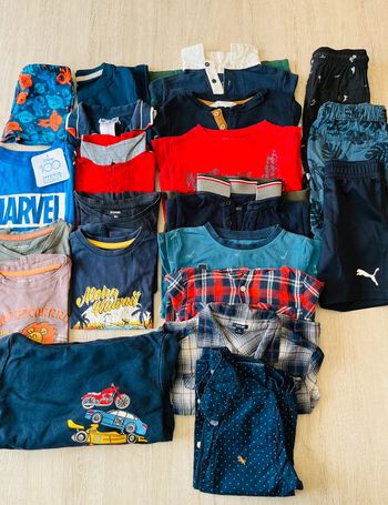 Lot de vêtements toutes saisons enfant garçon multiples marques
