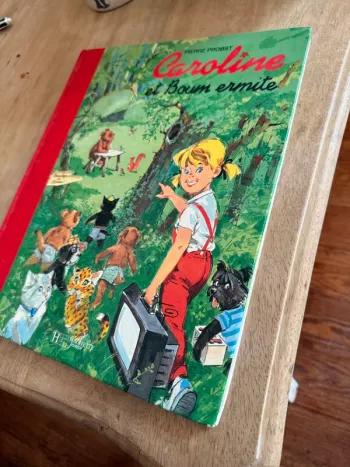 Édition limitée reliure rouge collector - BE Grand livre Caroline et Boum Ermite Pierre Probst