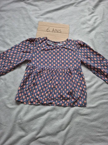 Blouse fleurie fille 6 ans gemo