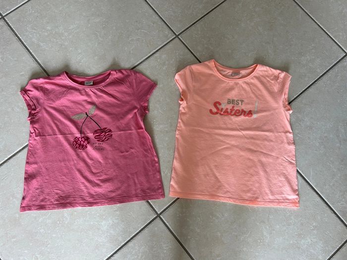 Lot de 2 tee-shirts fille 10 ans tao