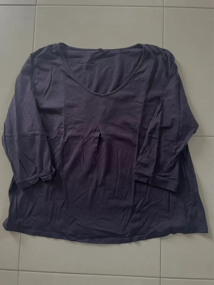 Haut de pyjama manches 3/4