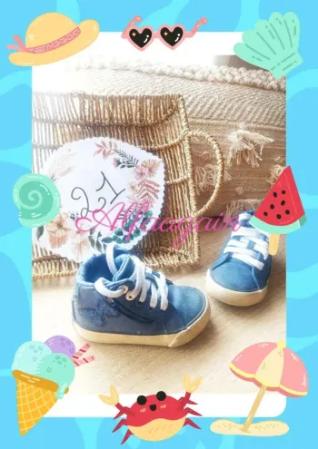 Baskets obaibi papillons 21