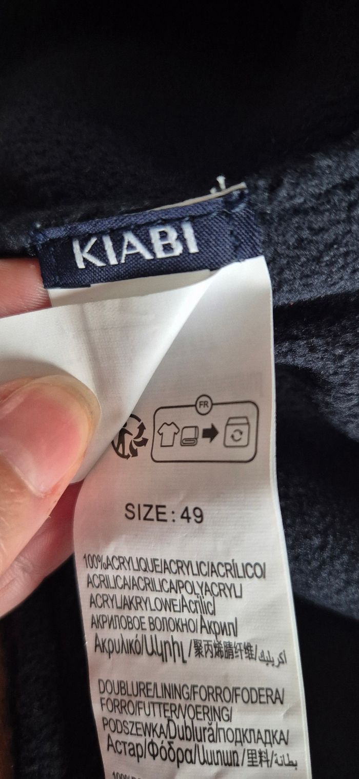 Bonnet kiabi bleu - photo numéro 3