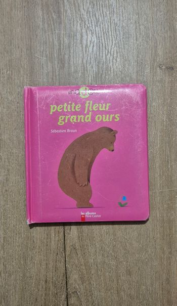 Livre Petite fleur Grand ours