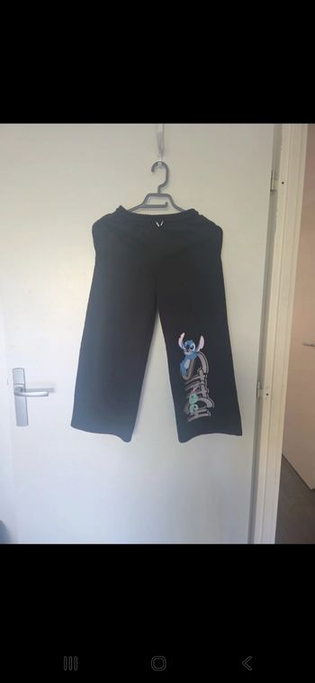 Jogging noir Stitch