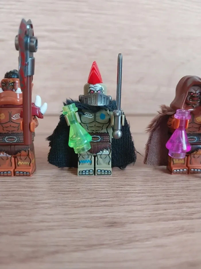Figurines type lego 4 chefs guerriers orcs Warcraft - photo numéro 4