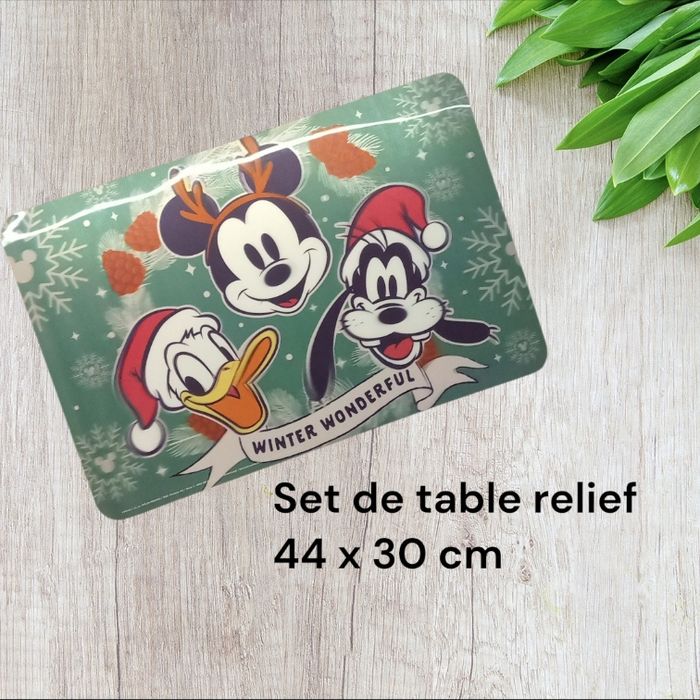 Set de table relief Mickey mouse Disney
