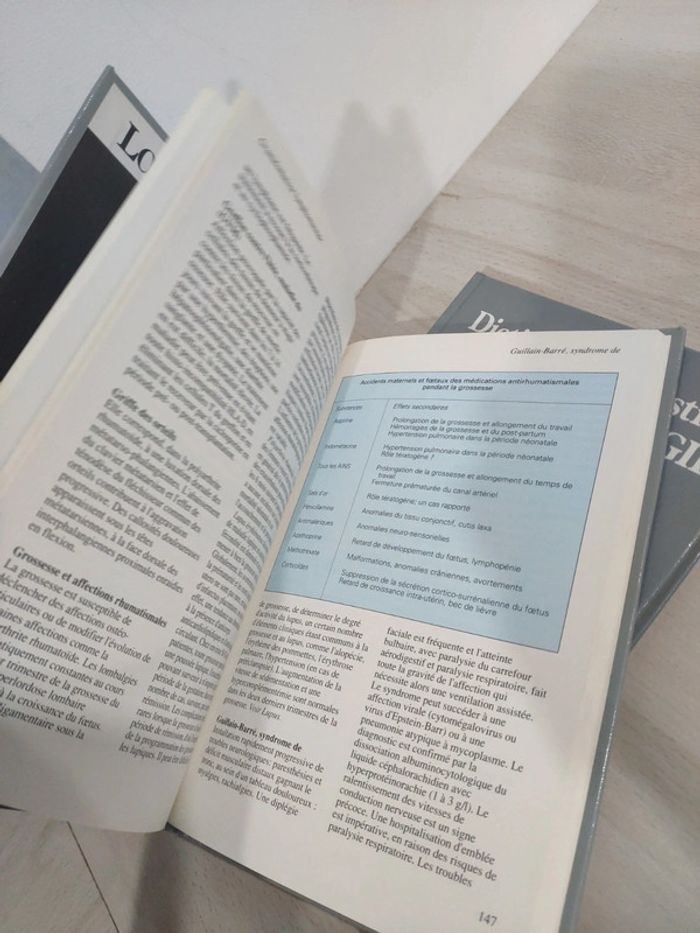 Lot 2 livres dictionnaire illustré de rhumatologie Bhalla Williams de A à M médecine - photo numéro 7