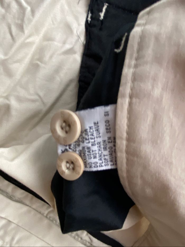 Pantalon beige avec ceinture - photo numéro 3