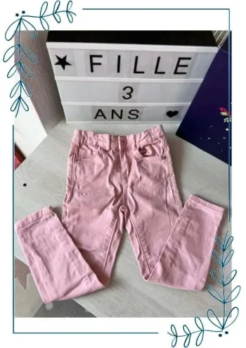Pantalon rose In Extenso 3 ans