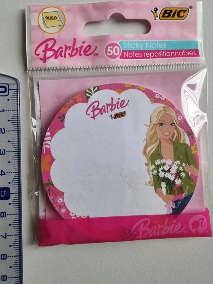 Post it repositionnables Barbie neufs