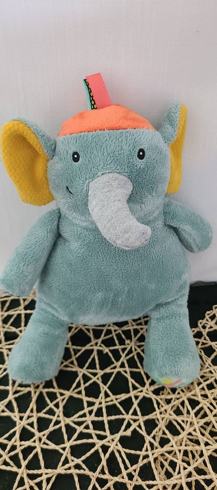 Doudou éléphant EBULOBO - photo numéro 2