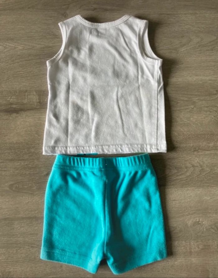 Ensemble short et débardeur 3 mois - photo numéro 2