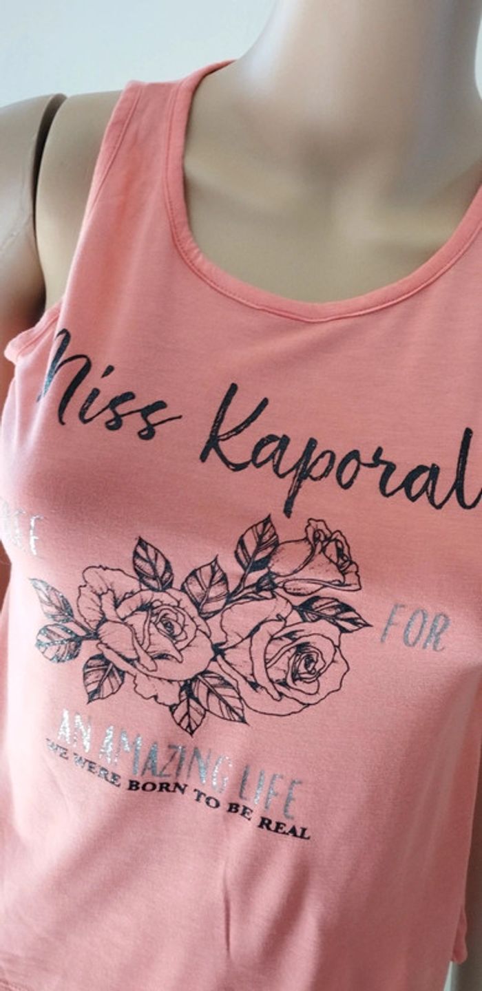 🎀 Tee-shirt débardeur Miss Kaporal 12 ans 🎀 #emyfleury_12 ansfille - photo numéro 3