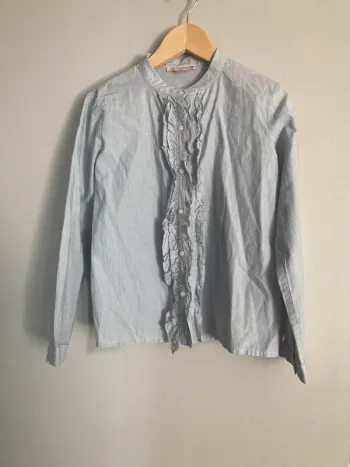 Bonpoint 🍒 chemise fines rayures 10 ans