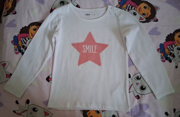 T-shirt manches longues 4 ans