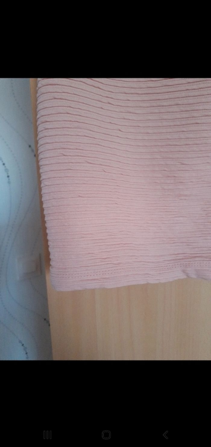 Jolie minni jupe moulante été bershka t xs rose - photo numéro 3