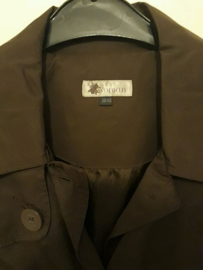 Trench marron Woman comme neuf T38/40 - photo numéro 3