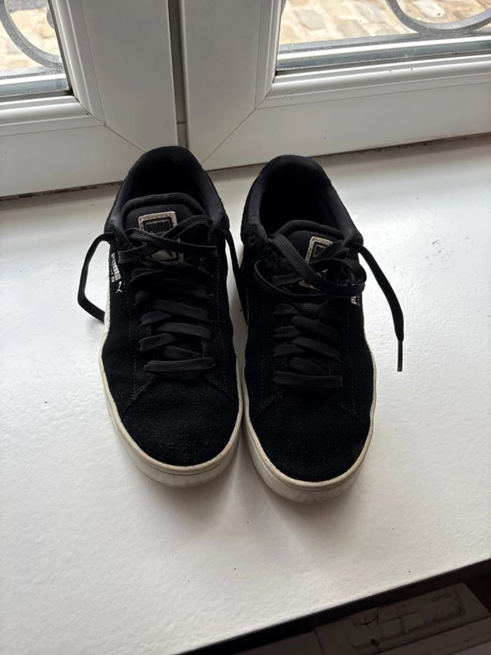 Puma Suède noir et blanche - photo numéro 2