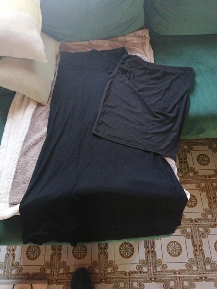 Lot de 2 jupes de grossesse noires