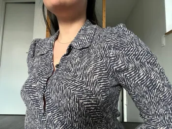 Chemise an'ge bleu et blanc