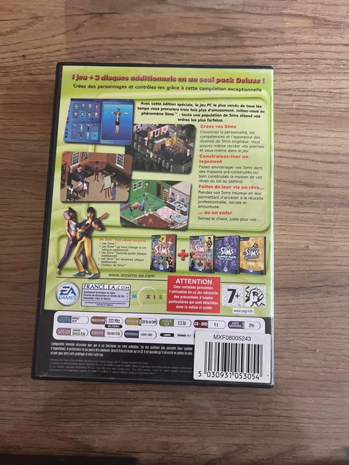 Lot 3 jeux Les Sims pour Pc - photo numéro 3