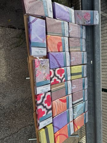 Drap plat avec 2 taies d’oreiller neuf