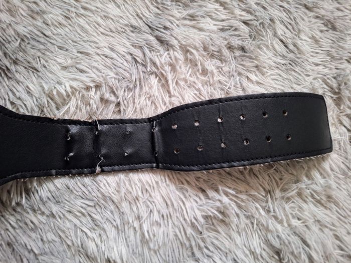 Ceinture de sport Domyos taille L/XL (84-103 cm) noir - Très usée mais fonctionnelle - photo numéro 4