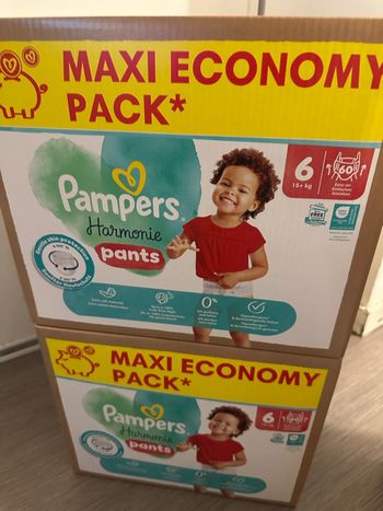 Couche Pampers harmonie taille 6 pants