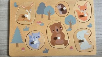 Puzzle a encastrer en bois