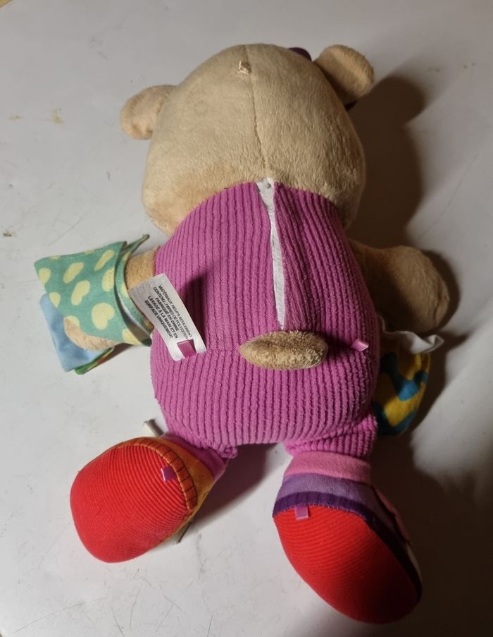 peluche interactive vtech ourson Juliette 1 2 3 habille moi - photo numéro 2