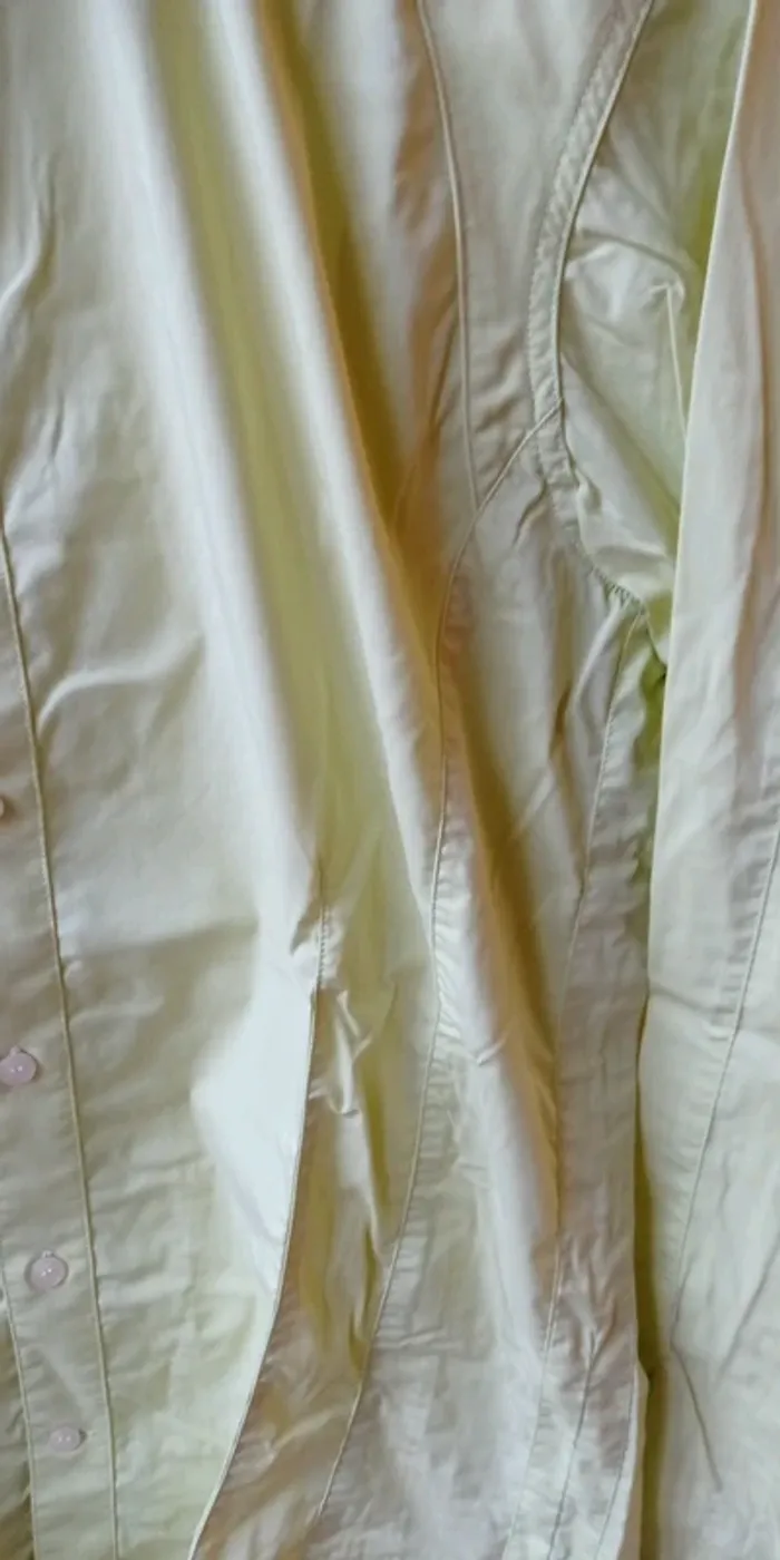 Chemise verte anis manches longues Devred taille S - photo numéro 2