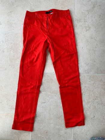 Pantalon chino rouge