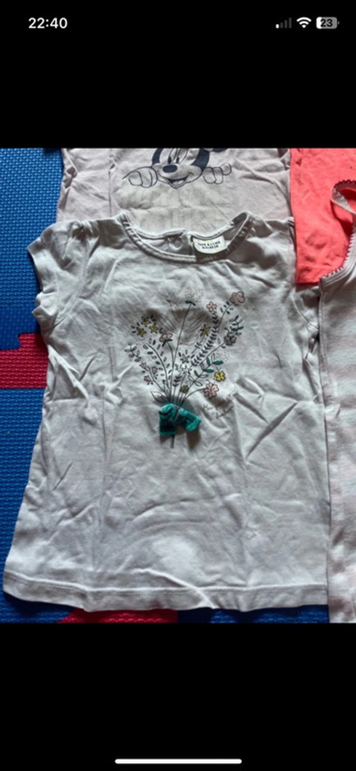 Lot tee shirt 18 mois - photo numéro 4