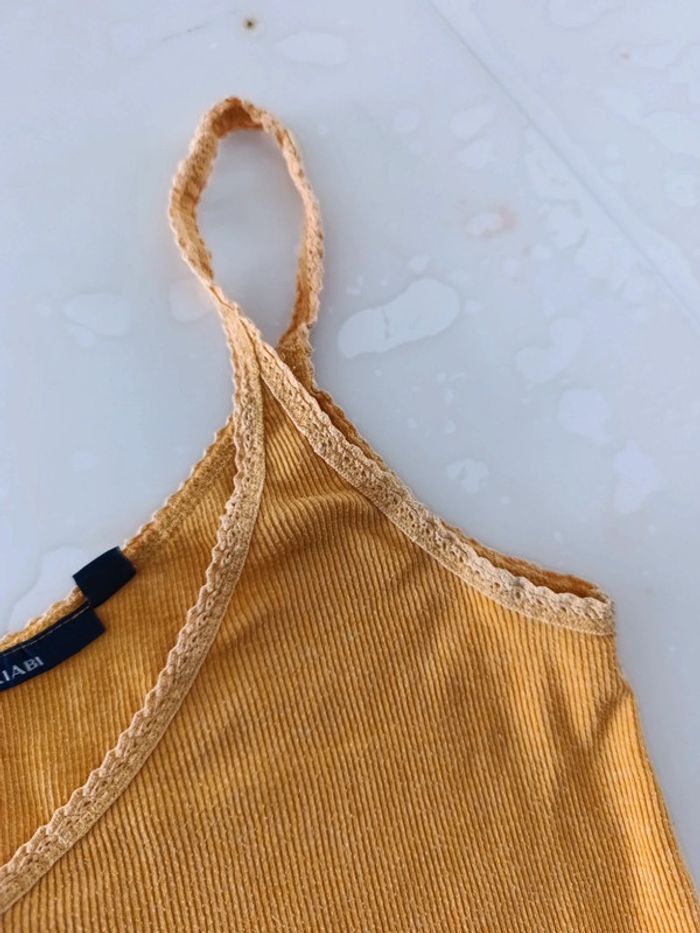 Débardeur jaune Kiabi XL - photo numéro 4