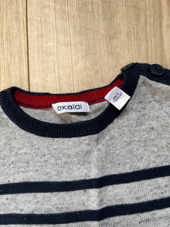 Pull Okaïdi 4 ans TBE - photo numéro 3